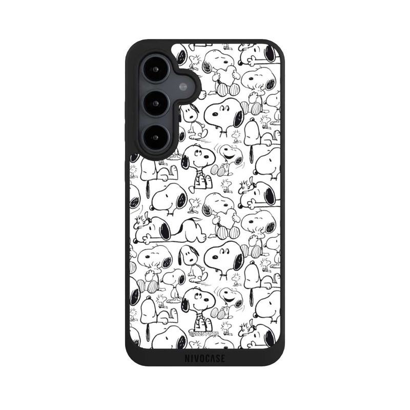 Galaxy S24 FE NIVOpure Classic Snoopy Pattern White