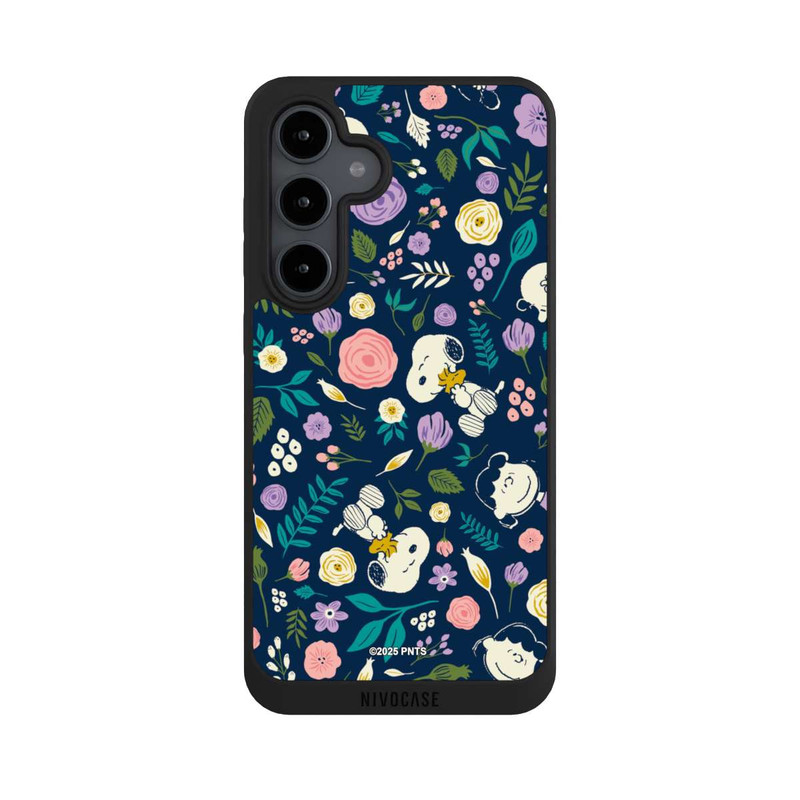 Galaxy S24 FE NIVOpure Peanuts Dark Flower Pattern