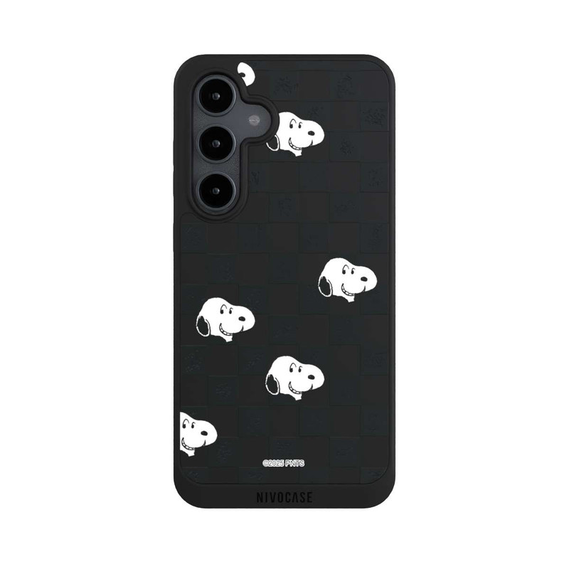 Galaxy S24 FE NIVOpure Snoopy Checked Pattern