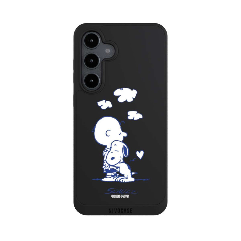 Galaxy S24 FE NIVOpure Peanuts Charlie Brown Snoopy Hug Transparent