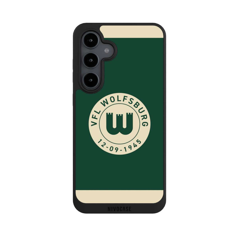 Galaxy S24 FE NIVOpure VfL Wolfsburg 80 Jahre Streifen