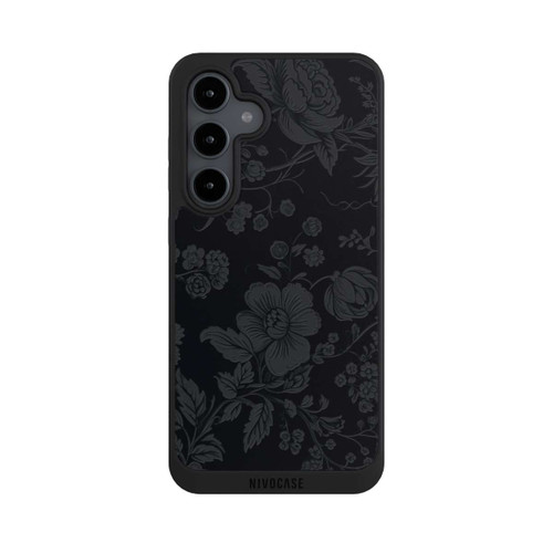 Samsung Galaxy S24 FE 5G NIVOpure Dunkle Blumen Vintageoptik
