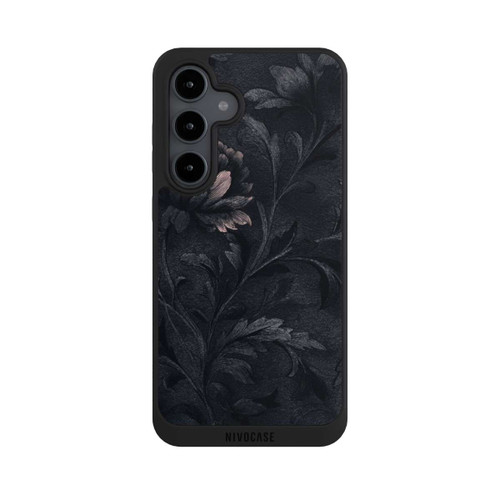 Samsung Galaxy S24 FE 5G NIVOpure Dunkles Blumenmuster Vintage