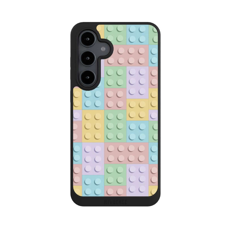Galaxy S24 FE NIVOpure Modèle de blocs colorés