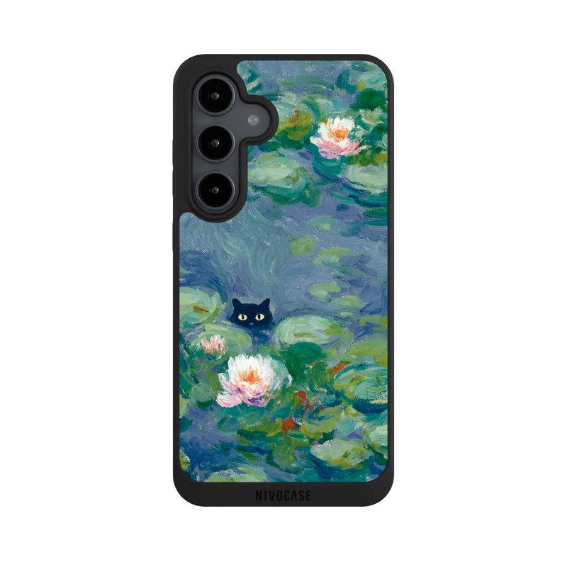 Galaxy S24 FE NIVOpure Chat dans l'Étang Peinture