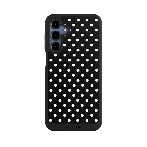 Samsung Galaxy A16 5G NIVOpure Polka Dots Schwarz und Weiß