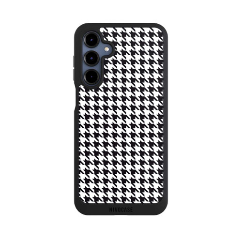 Samsung Galaxy A16 5G NIVOpure Houndstooth black-white