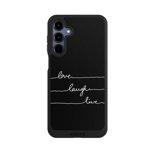 Samsung Galaxy A16 5G NIVOpure Love Laugh Live weiß/schwarz