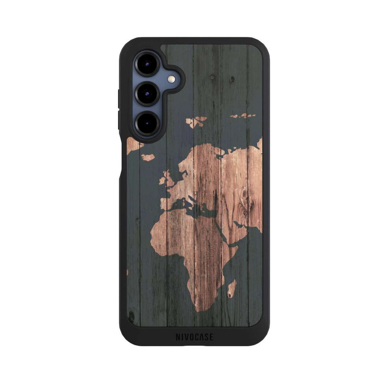 Galaxy A16 5G NIVOpure Wooden World Map