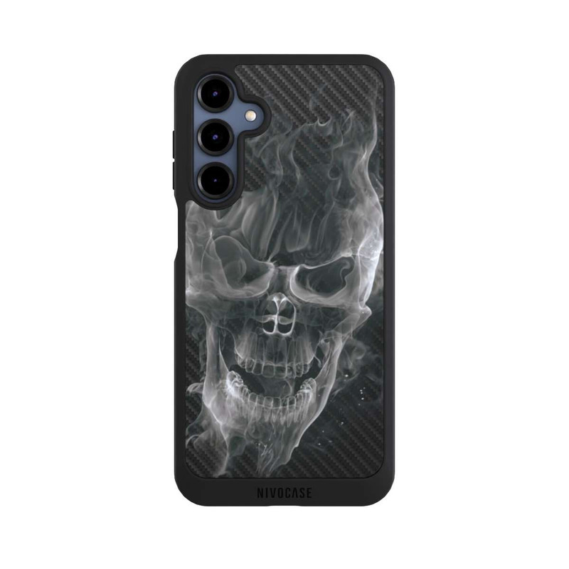 Galaxy A16 5G NIVOpure rauchender Totenkopf Carbon