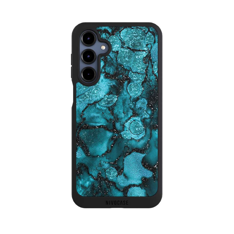 Galaxy A16 5G NIVOpure  Blauer Glitzerlook