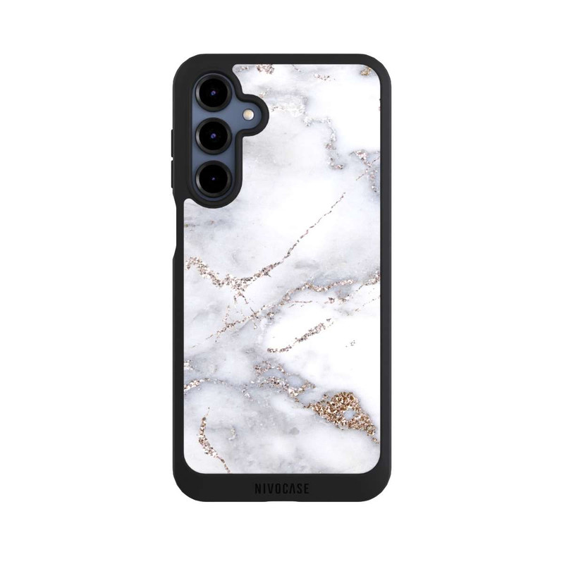 Galaxy A16 5G NIVOpure Marbre Argent Scintillant Look