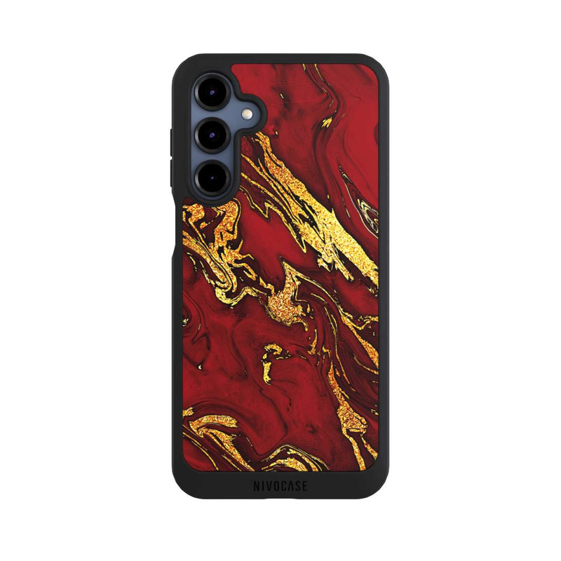 Galaxy A16 5G NIVOpure Red Gold Marble Look