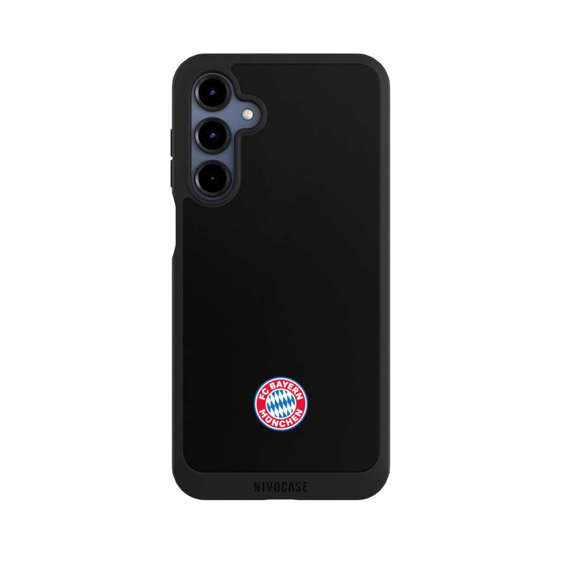 Galaxy A16 5G NIVOpure Logo FCB Classique Petit - Coloré sur Fond Noir