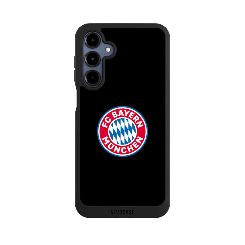 Galaxy A16 5G NIVOpure Logo FCB sur fond noir