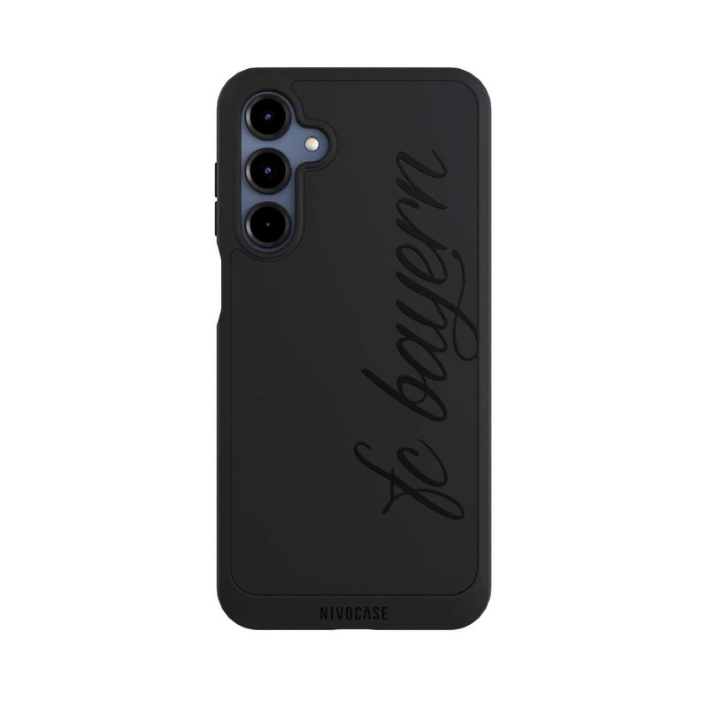 Galaxy A16 5G NIVOpure Schwarzes FCB Girlmotiv - ohne Hintergrund