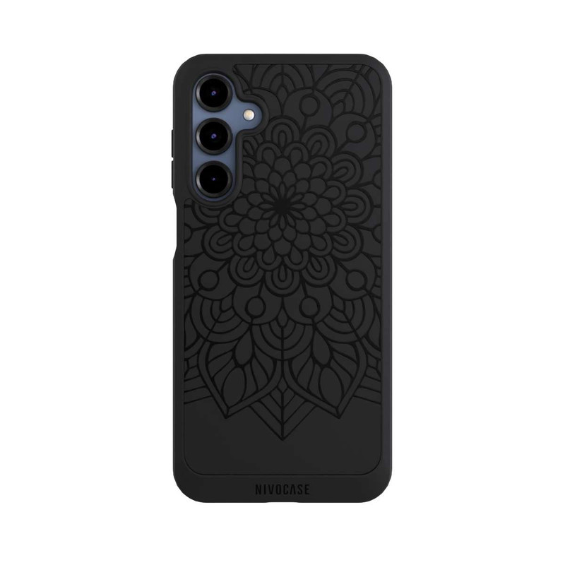 Galaxy A16 5G NIVOpure Mandala Indien Noir sans Fond