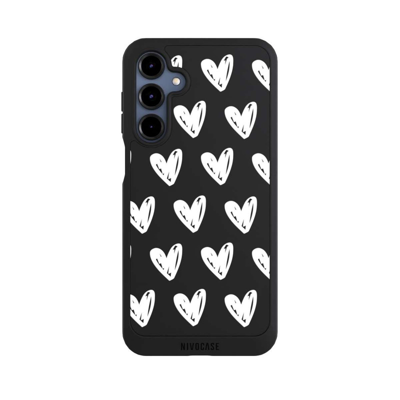 Galaxy A16 5G NIVOpure Coeurs blancs transparente