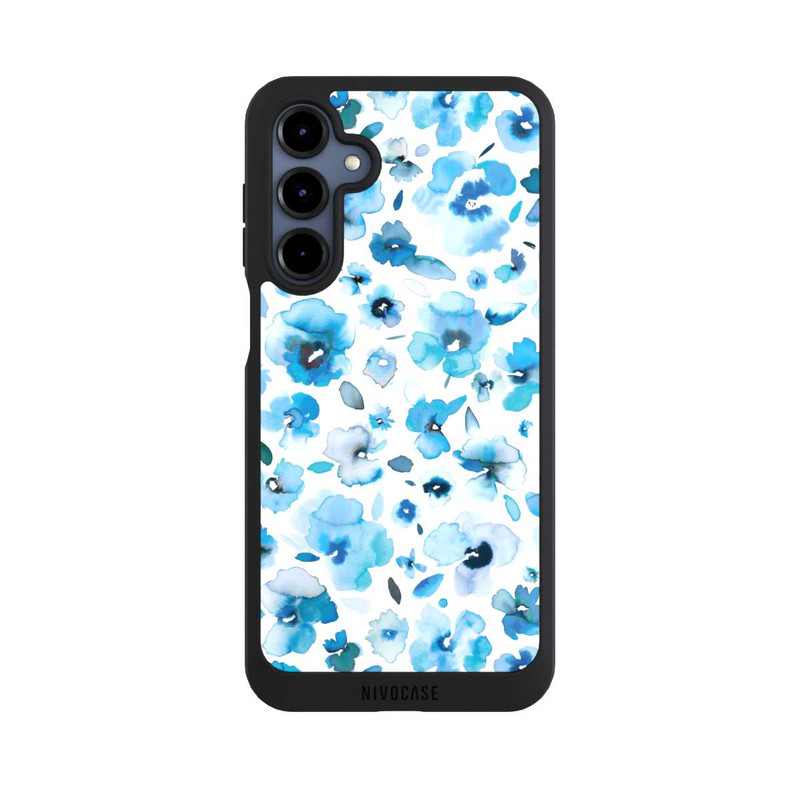Galaxy A16 5G NIVOpure Fleurs tropicales bleues
