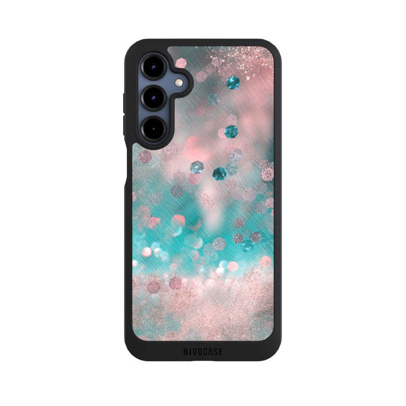 Galaxy A16 5G NIVOpure Turquoise Glamour Glitter Look