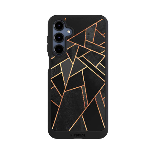 Samsung Galaxy A16 5G NIVOpure Schwarze Nacht Gold Druck