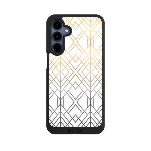 Samsung Galaxy A16 5G NIVOpure Gold und Grauer Geo Golddruck