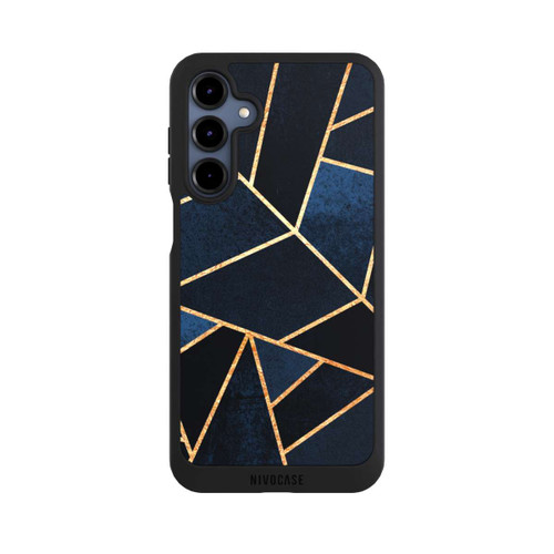 Samsung Galaxy A16 5G NIVOpure Navy Stein Golddruck