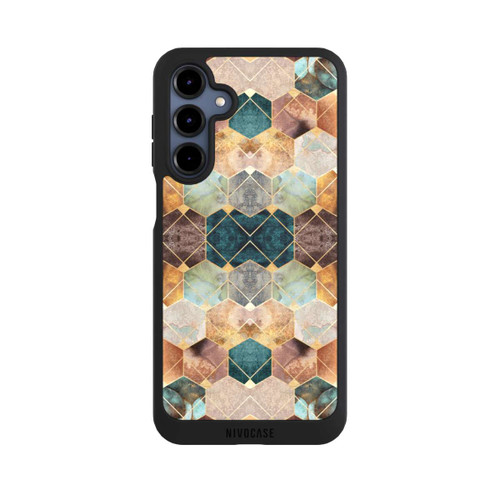 Samsung Galaxy A16 5G NIVOpure Naturfarbene Sechsecke und Diamanten