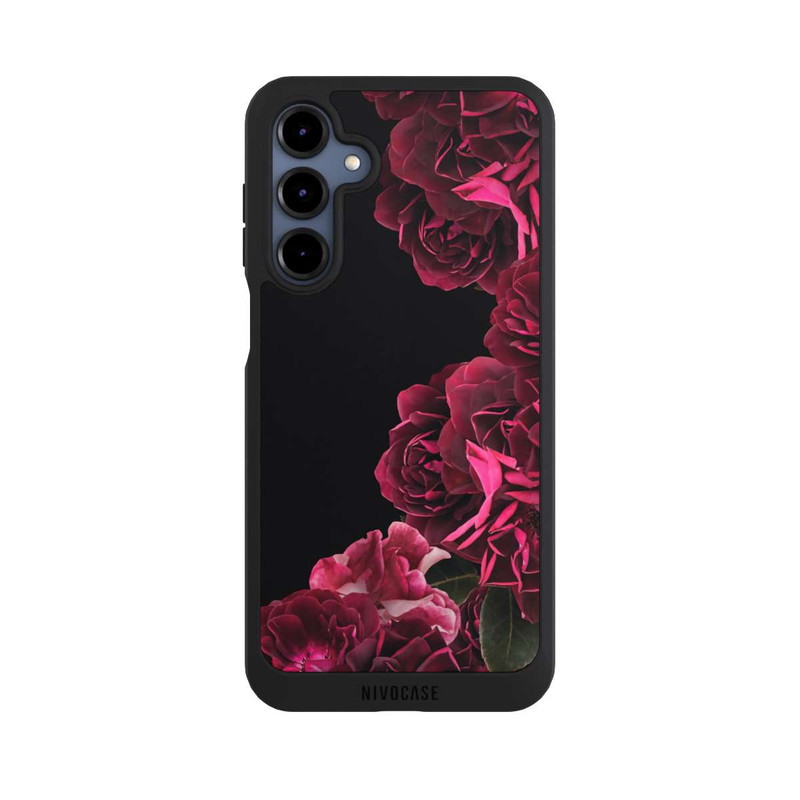 Galaxy A16 5G NIVOpure Roses Vintage sur Fond Noir