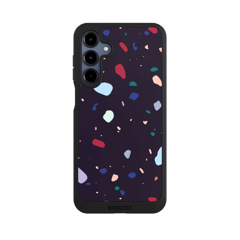 Galaxy A16 5G NIVOpure Moderner dunkel abgerundeter Terrazzo