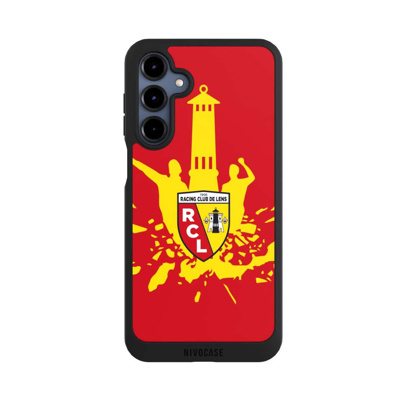 Galaxy A16 5G NIVOpure RC Lens Tower Yellow on Red