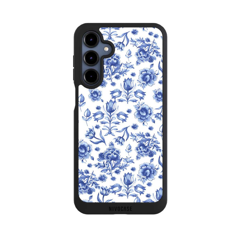 Galaxy A16 5G NIVOpure Blaues Blumenmuster