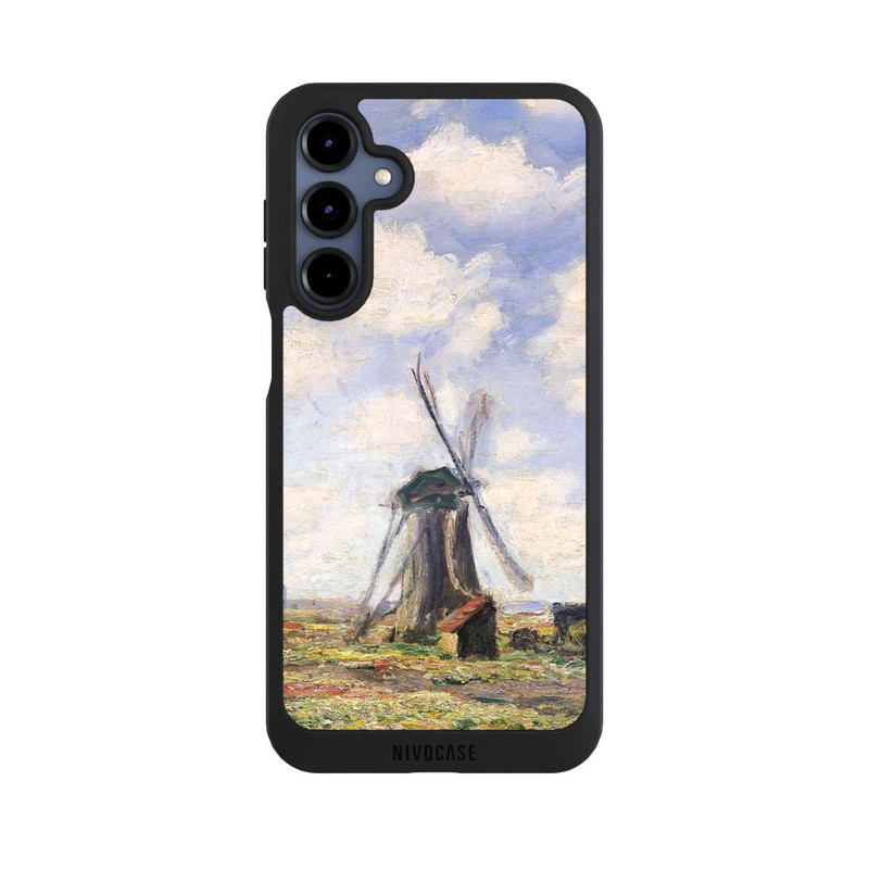 Galaxy A16 5G NIVOpure Tulpenfelder mit der Rijnsburger Windmühle von Claude Monet