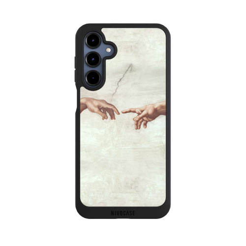 Samsung Galaxy A16 5G NIVOpure Hands of God and Adam by Michelangelo Buonarroti