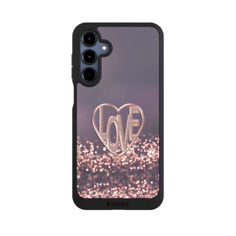 Galaxy A16 5G NIVOpure LOVE Rose Pailleté