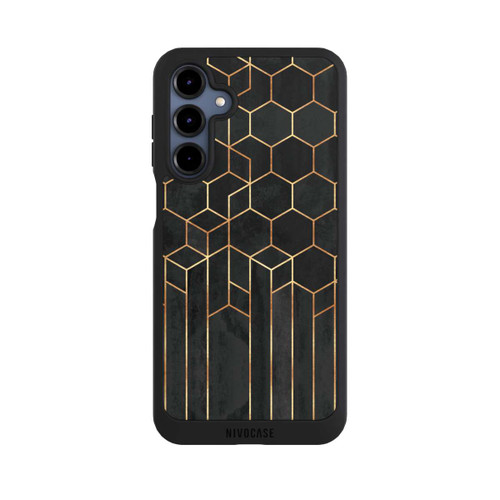 Samsung Galaxy A16 5G NIVOpure Schwarze Sechsecke