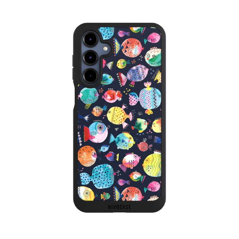 Galaxy A16 5G NIVOpure Strandkugelfische Kinder Marineblau