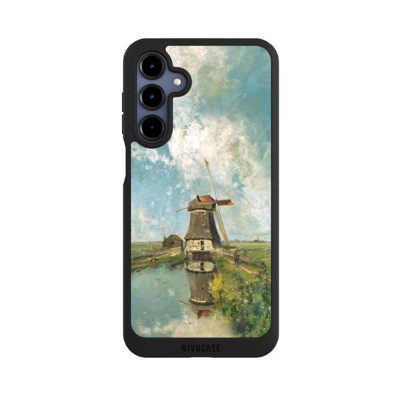 Galaxy A16 5G NIVOpure A Windmill on a Polder Waterway