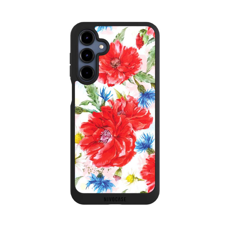 Galaxy A16 5G NIVOpure Sommerwiese Kornblumen Mohn