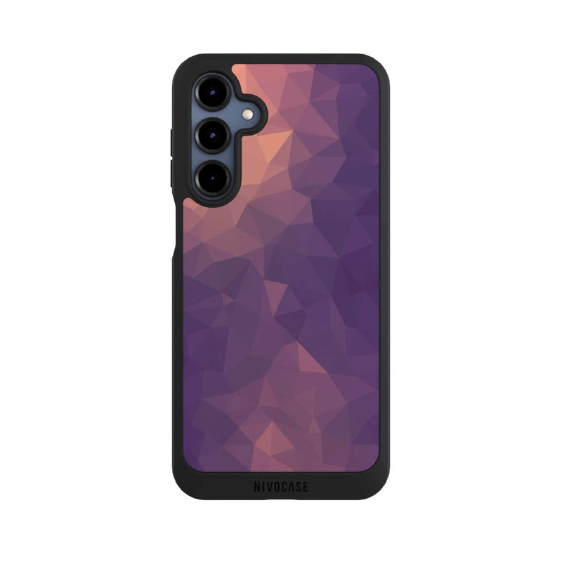 Galaxy A16 5G NIVOpure Polygonal Mosaic Rouge/Violet