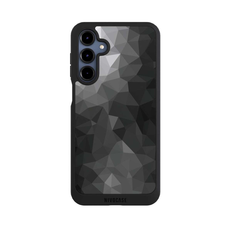 Galaxy A16 5G NIVOpure Polygonales Mosaik Schwarz/Weiß