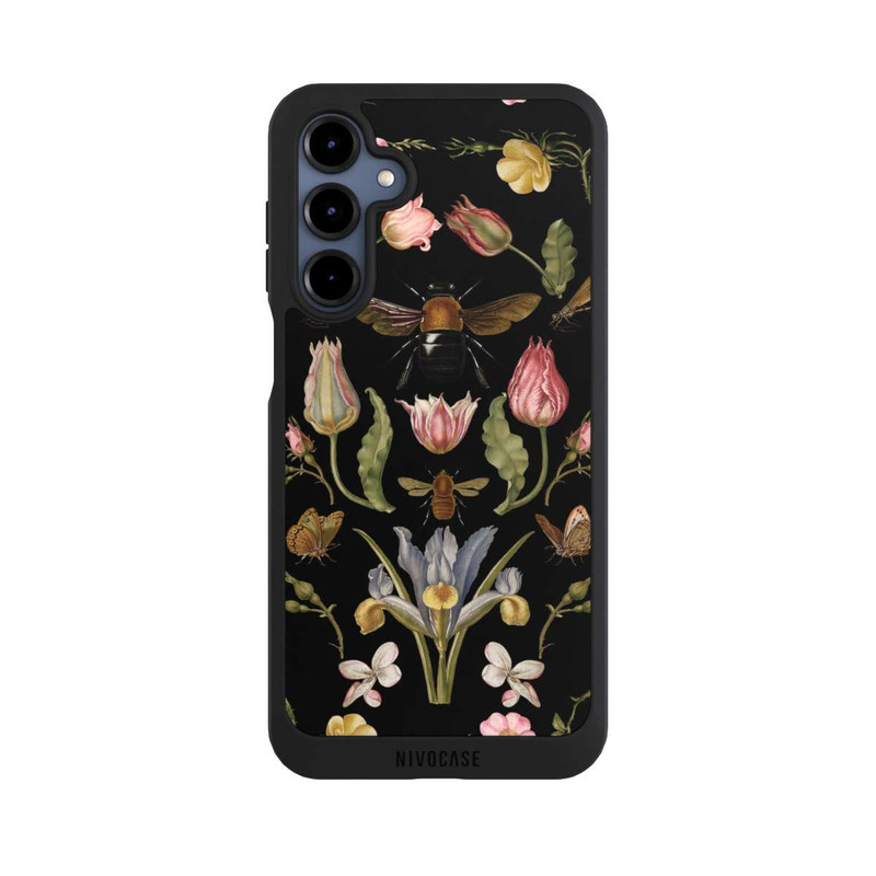 Galaxy A16 5G NIVOpure Wildblumen und Biene Schwarz