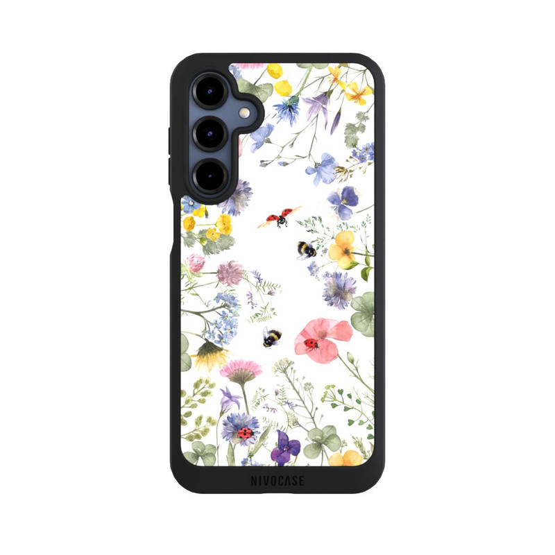 Galaxy A16 5G NIVOpure Bunte Frühlingsblumen und Bienen