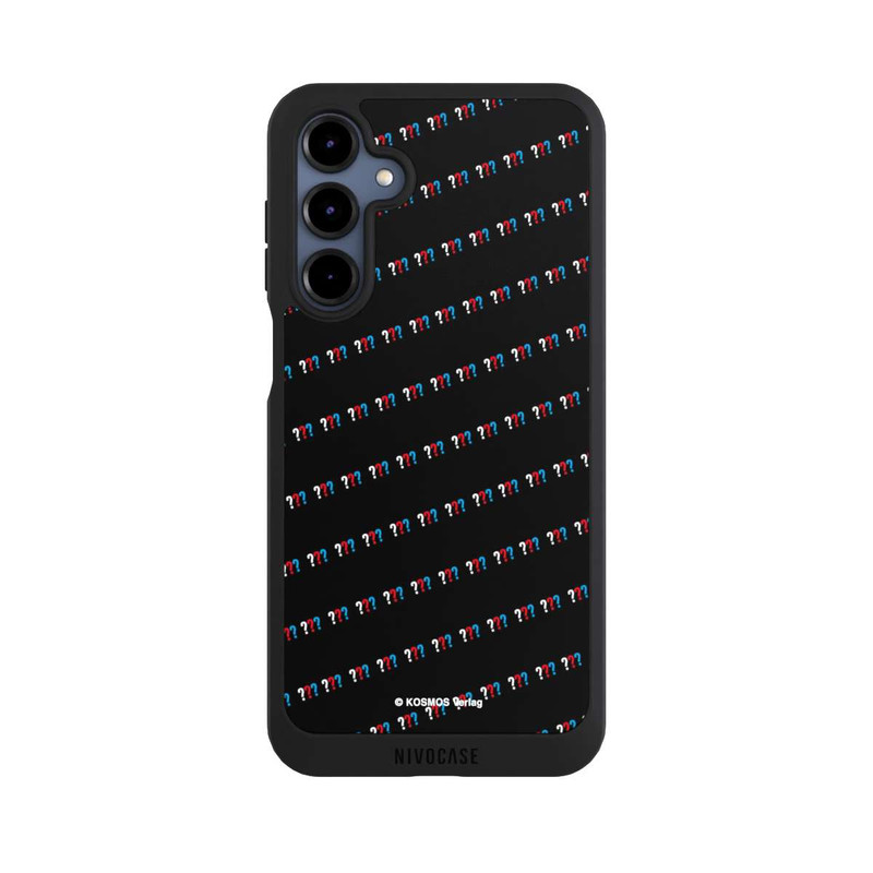 Galaxy A16 5G NIVOpure Drei Fragezeichen Muster Schräg