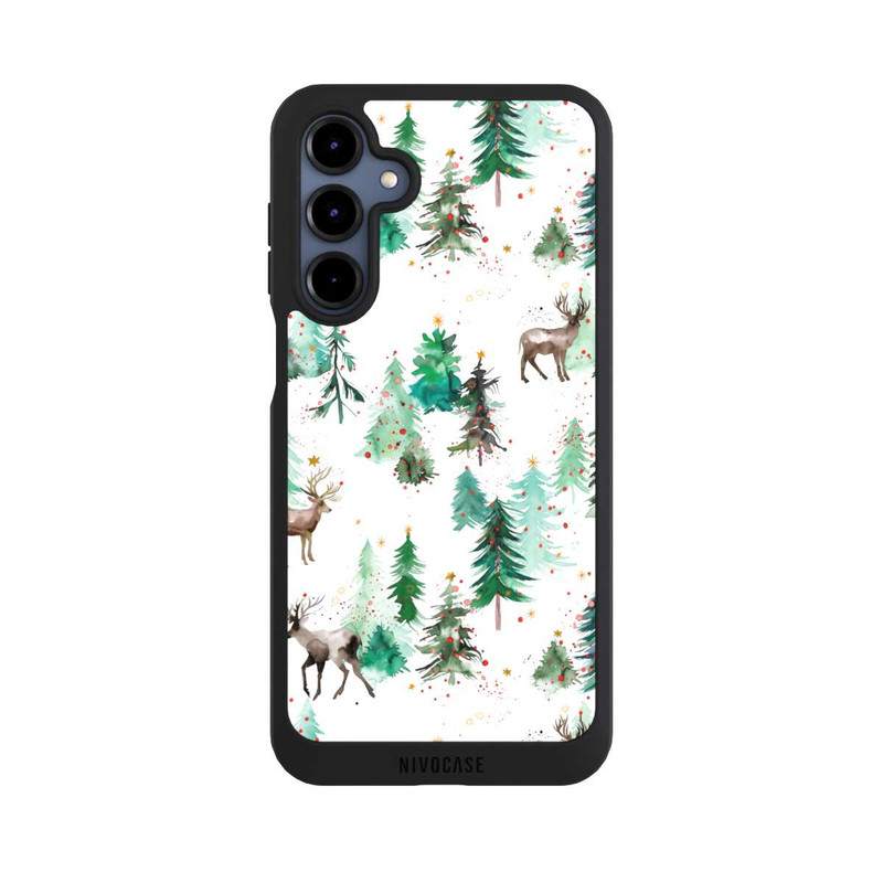 Galaxy A16 5G NIVOpure Cerfs et arbres de Noël d'hiver