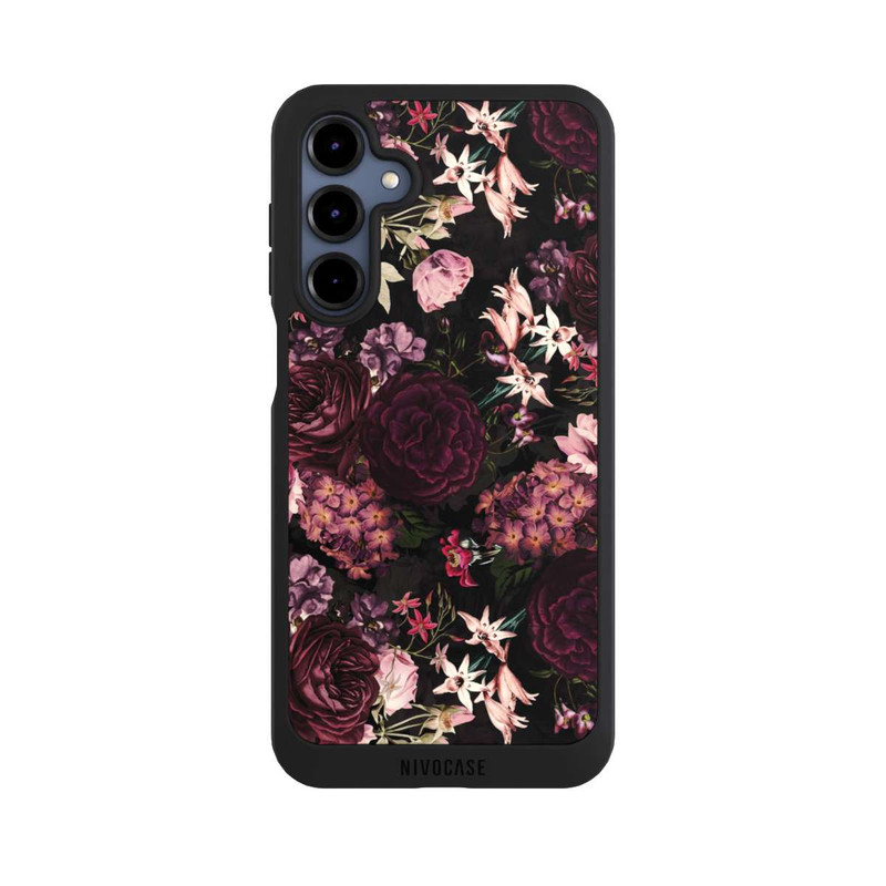 Galaxy A16 5G NIVOpure Fond Fleur Violet Foncé