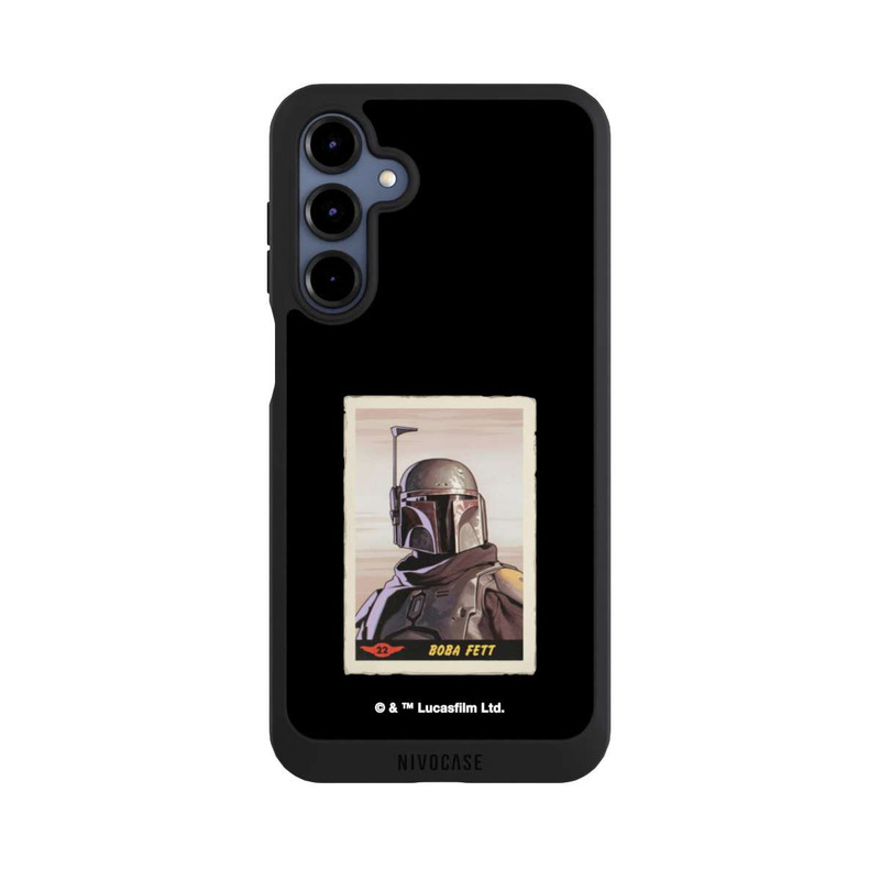 Galaxy A16 5G NIVOpure Boba Fett Badges Schwarzer Hintergrund