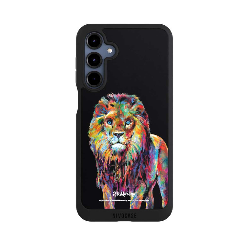 Galaxy A16 5G NIVOpure Löwe Bunte Kunst von P.D. Moreno