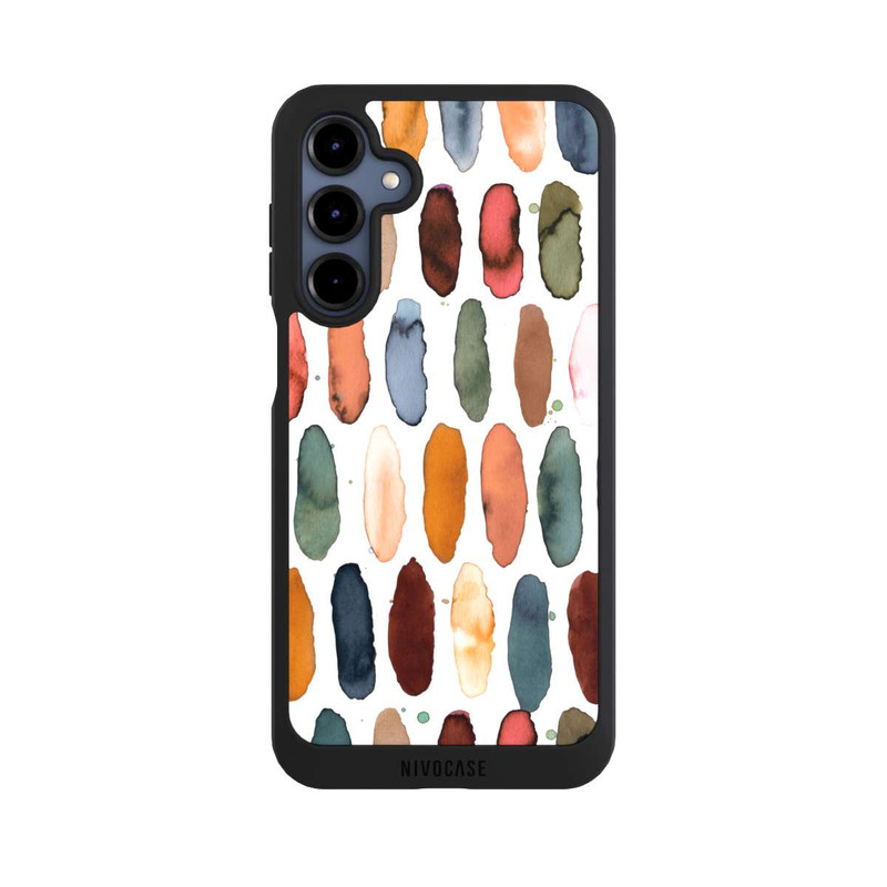 Galaxy A16 5G NIVOpure Watercolor Dashes Mineral Terracotta