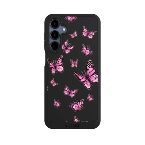 Samsung Galaxy A16 5G NIVOpure Schmetterlinge pink